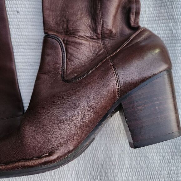 Frye rory scrunch boot leather - Picture 9 of 12